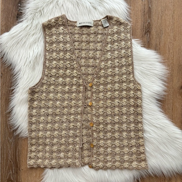 Marisa Studio Crochet Vest - Picture 8 of 11